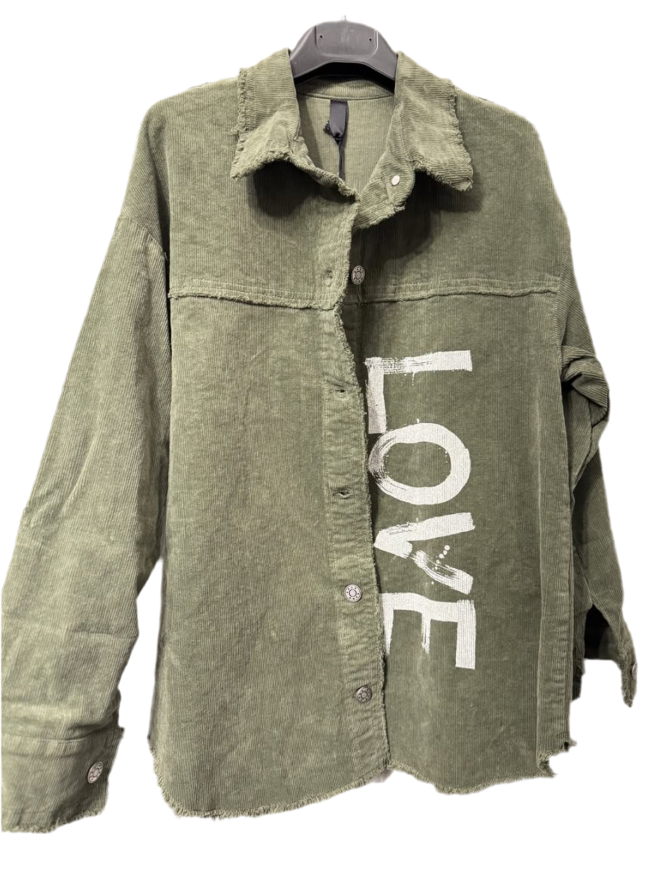Camicia velluto Love