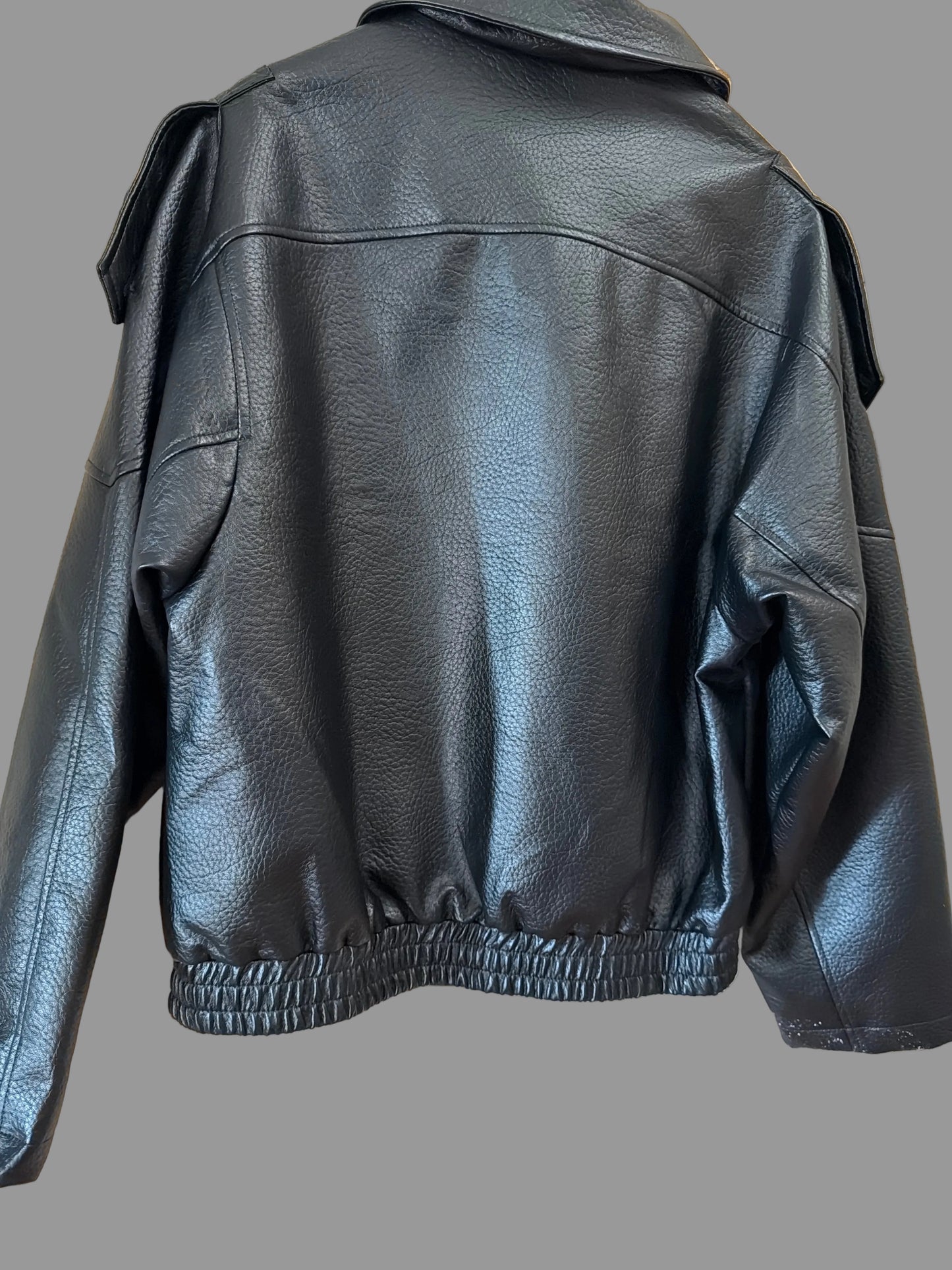 Bomber Eco Leather over