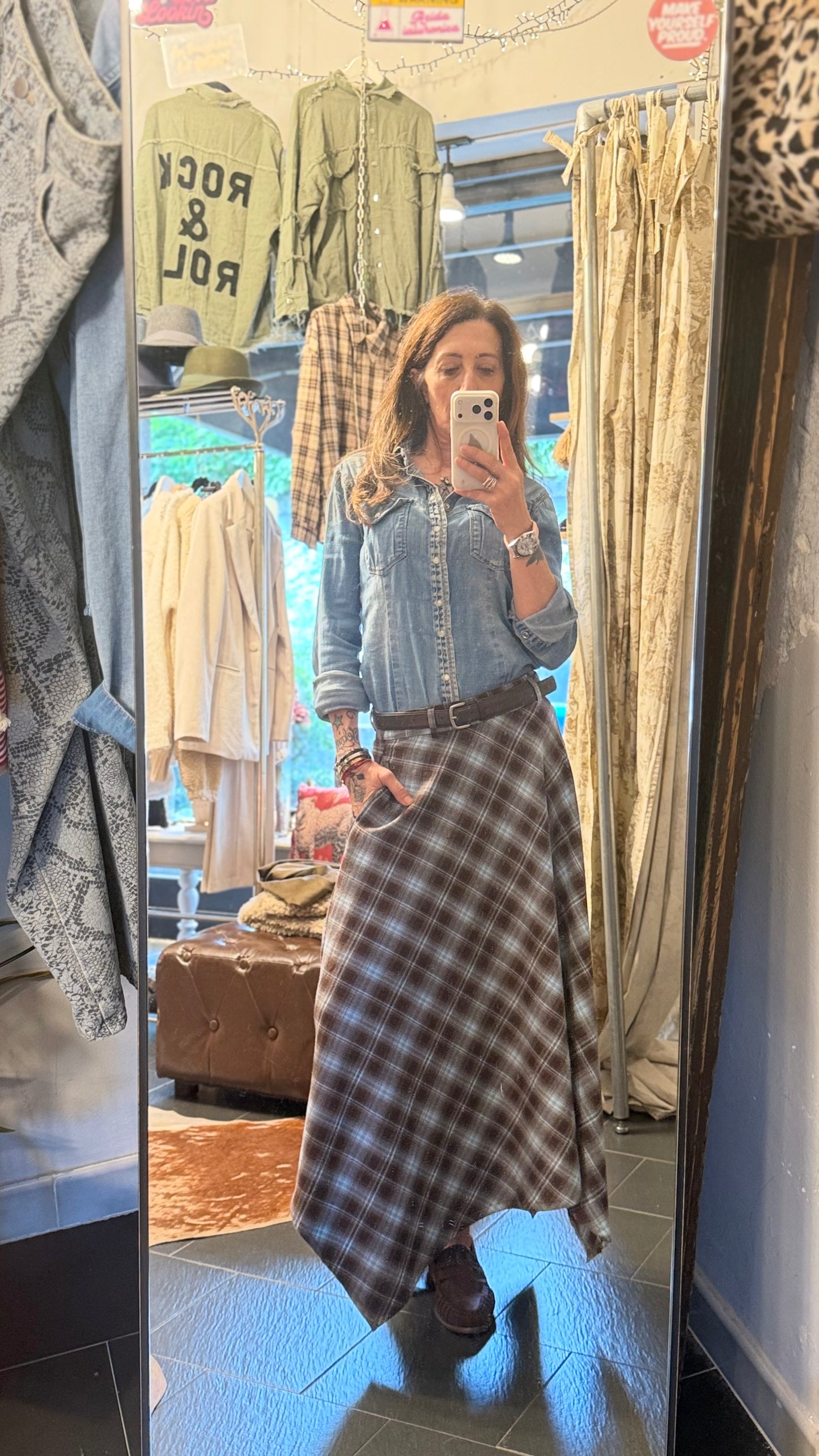 Gonna lunga tartan