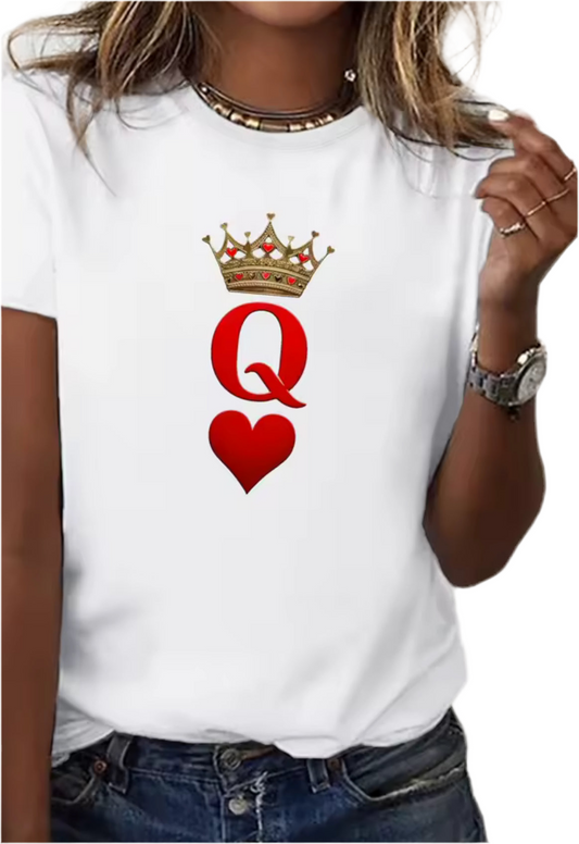 T-shirt Regina di Cuori