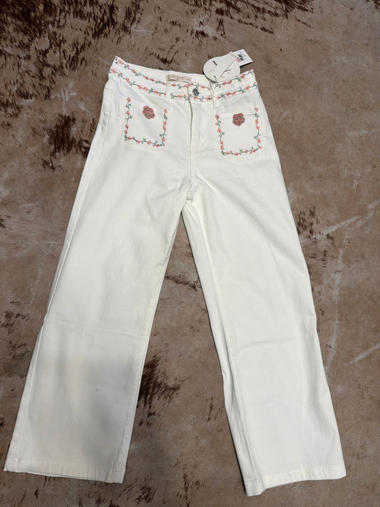 Jeans ricamo