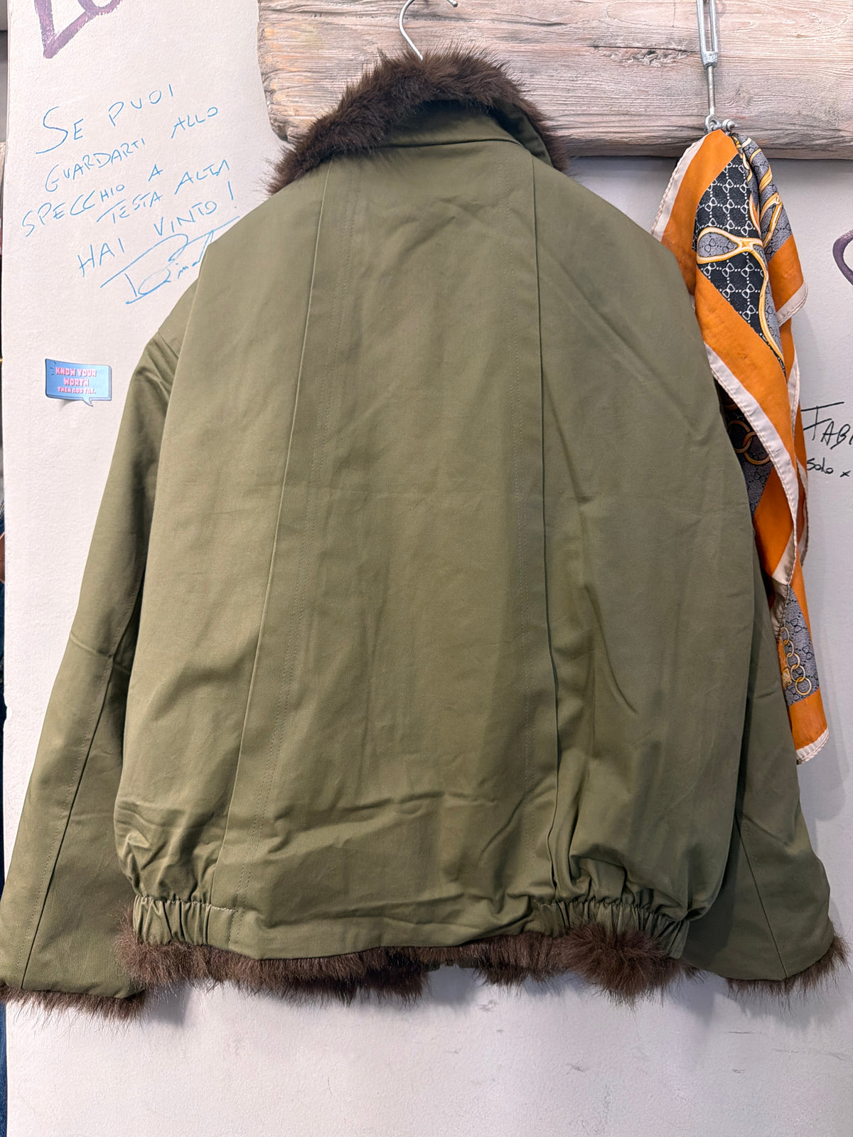 Bomber Reversibile Military Ecofur