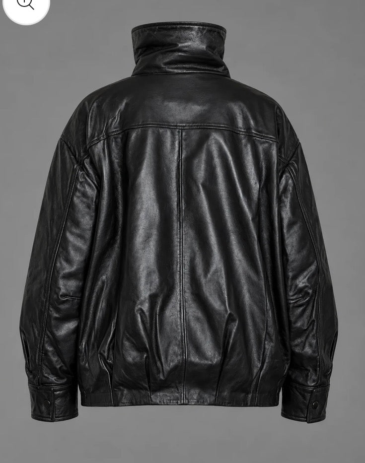 Bomber Phoenix Nappa  Nero