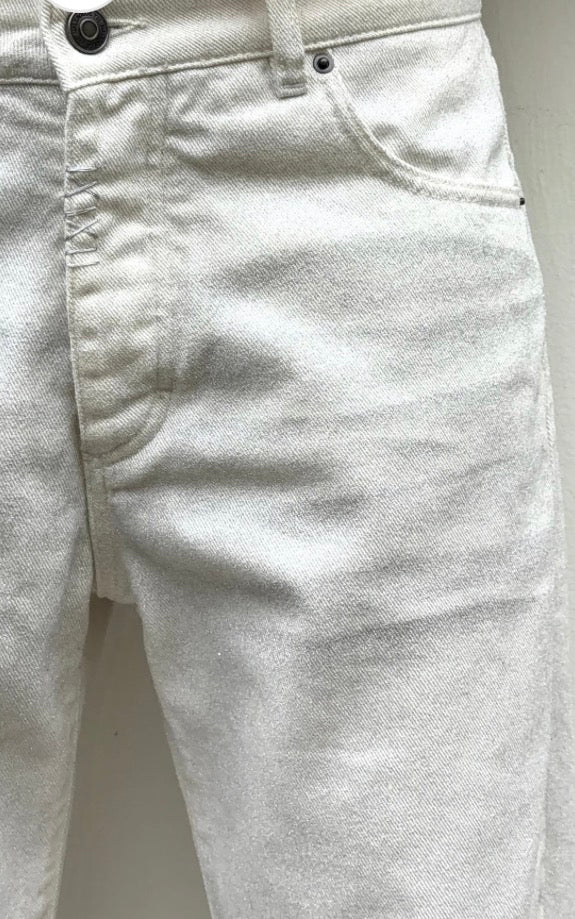 Jeans Wide Glamour Glitter polvere di stelle