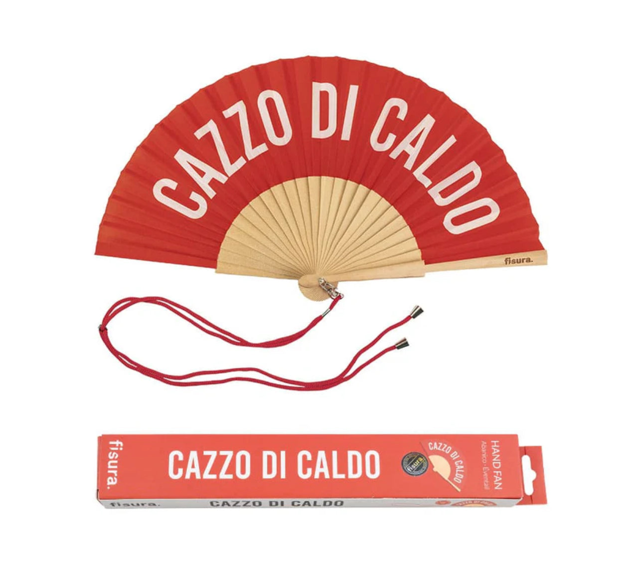 Ventaglio Cazzo di caldo rosso