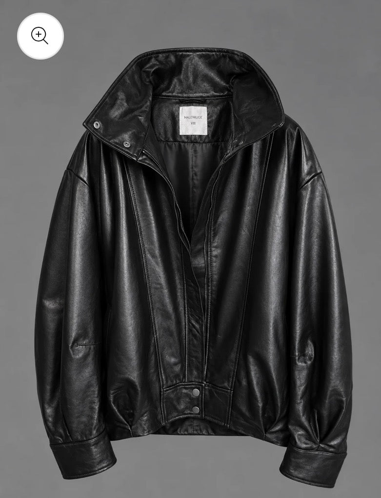 Bomber Phoenix Nappa  Nero
